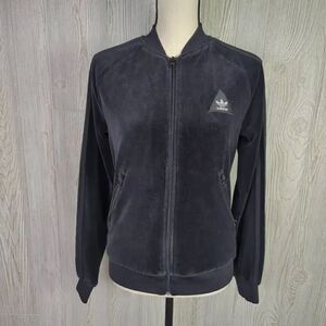 Adidas X Pharrell Williams HU Superstar Jacket Women’s S Velour Black Human Race